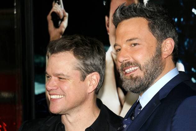 Matt Damon und Ben Affleck bei der Live By Night Film Premiere am 9.01.2017 in Hollywood, Los Angeles Live By Night Film Premiere in Los Angeles, 2017 