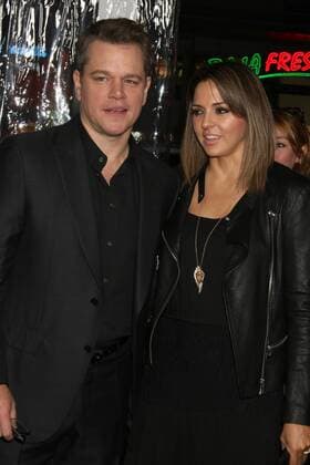 LOS ANGELES - JAN 9: Matt Damon, Luciana Barroso at the Live By Night Premiere at TCL Chinese Theater IMAX on January 9, 2017 in Los Angeles, CA  Copyright: xKathyxHutchinsx xIPAx