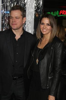 LOS ANGELES - JAN 9: Matt Damon, Luciana Barroso at the Live By Night Premiere at TCL Chinese Theater IMAX on January 9, 2017 in Los Angeles, CA  Copyright: xKathyxHutchinsx xIPAx