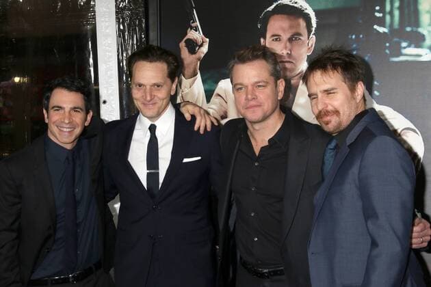 LOS ANGELES - JAN 9: Chris Messina, Matt Ross, Matt Damon, Sam Rockwell at the Live By Night Premiere at TCL Chinese Theater IMAX on January 9, 2017 in Los Angeles, CA  Copyright: xKathyxHutchinsx xIPAx