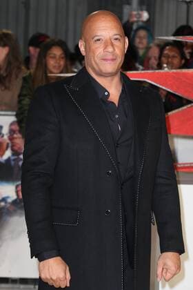 American actor Vin Diesel attends the European Premiere of XXX - Return Of Xander Cage held at Cineworld 02 in London. JANUARY 10th 2017  MISx1748