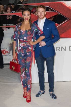 English dancer Neil Jones and Russian dancer Katya Jones attend the European Premiere of XXX - Return Of Xander Cage held at Cineworld 02 in London. JANUARY 10th 2017  MISx1748