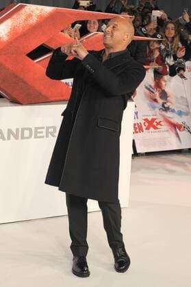 American actor Vin Diesel contestant Grainne McCoy attends the European Premiere of XXX - Return Of Xander Cage held at Cineworld 02 in London. JANUARY 10th 2017  TSTx1749