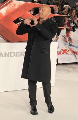 American actor Vin Diesel contestant Grainne McCoy attends the European Premiere of XXX - Return Of Xander Cage held at Cineworld 02 in London. JANUARY 10th 2017  TSTx1749