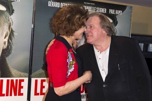 Fanny Ardant - Gerard Depardieu - Filmpremiere: Le Divan de Staline - 10 01 2017 StephenCaillet 