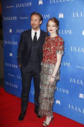 Emma Stone et Ryan Gosling - Filmpremiere La La Land - Paris - 10 01 2017 GwendolineLeGoff 