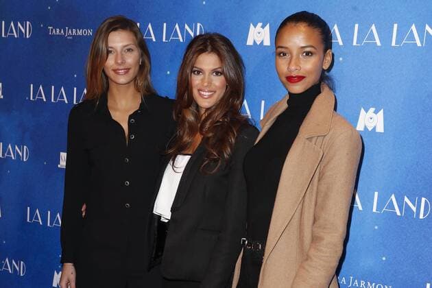 Cammile Cerf Iris Mittenaere et Flora Coquerel - Filmpremiere La La Land - Paris - 10 01 2017 GwendolineLeGoff 