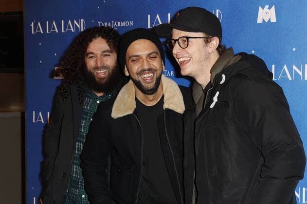 John Rachid et Norman - Filmpremiere La La Land - Paris - 10 01 2017 GwendolineLeGoff 