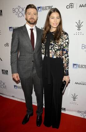 Jessica Biel & Justin Timberlake THE BOOK OF LOVE FILM PREMIERE Los Angeles Patrick Rideaux PicturePerfect