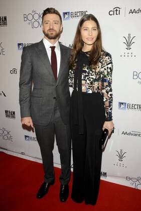 Jessica Biel & Justin Timberlake THE BOOK OF LOVE FILM PREMIERE Los Angeles Patrick Rideaux PicturePerfect