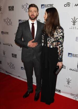 January 10, 2017 - Los Angeles, CA, United States - 10 January 2017 - Los Angeles, California - Justin Timberlake and Jessica Biel. Book of Love Premiere held at The Grove. Photo Credit: AdMedia Los Angeles United States - ZUMAa123 20170110_zaa_a123_089