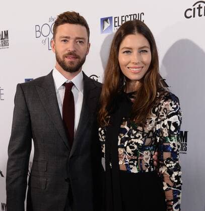Cast member Jessica Biel and her husband, actor and singer Justin Timberlake attend the premiere of the motion picture drama The Book of Love at The Grove in Los Angeles on January 10, 2017. Storyline: Henry is an introverted architect. After the death of his wife in a car accident, he sets out to help Millie, a homeless teen, to build a raft to sail across the Atlantic.  LAP2017011033 JIMxRUYMEN