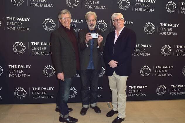Jon Amiel, Peter Mattei und Peter Tolan bei der Season 2 Premiere der WGN America TV-Serie Outsiders im Paley Center for Media. Beverly Hills, 10.01.2017 Foto:xD.xStarbuckx xFuturexImage