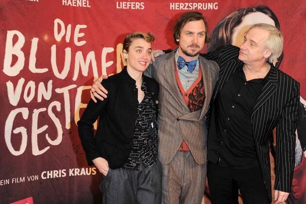 Adele Haenel, Lars Eidinger, Chris Kraus Ankunft, roter Teppich zur Berlin Premiere DIE BLUMEN VON GESTERN im Kino International in Berlin, am 11.01.2017