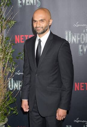 Usman Ally arrives on the red carpet at the Netflix s premiere of A Series of Unfortunate Events on January 11, 2017 in New York City.  NYP20170111818 BRYANxR.xSMITH