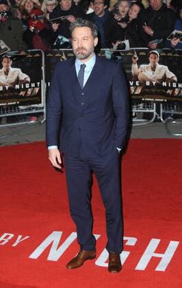 January 11, 2017 - London, England, United Kingdom - Ben Affleck attends the European Premiere of Live By Night at BFI Southbank. London United Kingdom - ZUMAs147 20170111_zap_s147_005
