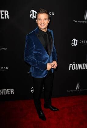 January 11, 2017 - Los Angeles, CA, United States - 11 January 2017 - Los Angeles, California - Jeremy Renner. The Founder Premiere held at the Cinerama Dome at the ArcLight Hollywood. Photo Credit: AdMedia Los Angeles United States - ZUMAa123 20170111_zaa_a123_017