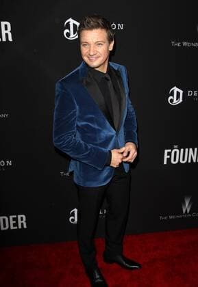 January 11, 2017 - Los Angeles, CA, United States - 11 January 2017 - Los Angeles, California - Jeremy Renner. The Founder Premiere held at the Cinerama Dome at the ArcLight Hollywood. Photo Credit: AdMedia Los Angeles United States - ZUMAa123 20170111_zaa_a123_019