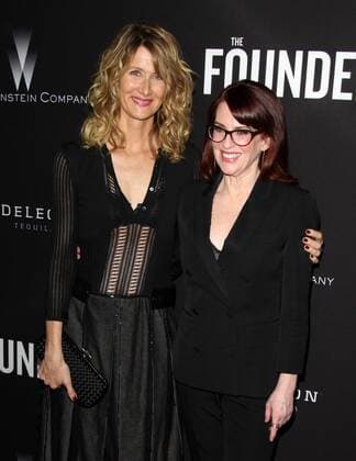 January 11, 2017 - Los Angeles, CA, United States - 11 January 2017 - Los Angeles, California - Laura Dern and Megan Mullally. The Founder Premiere held at the Cinerama Dome at the ArcLight Hollywood. Photo Credit: AdMedia Los Angeles United States - ZUMAa123 20170111_zaa_a123_021