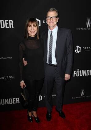 January 11, 2017 - Los Angeles, CA, United States - 11 January 2017 - Los Angeles, California - Director John Lee Hancock with wife. The Founder Premiere held at the Cinerama Dome at the ArcLight Hollywood. Photo Credit: AdMedia Los Angeles United States - ZUMAa123 20170111_zaa_a123_028