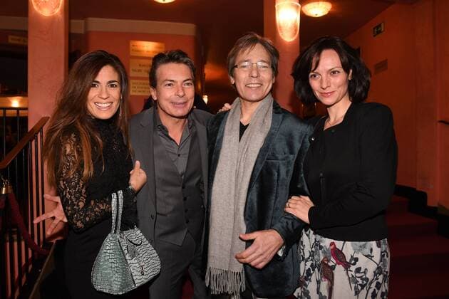 Pascal Breuer mit Freundin Loredana La Rocca und Jacques Breuer mit Ehefrau Viola Wedekind Premiere Ein Mann fürs Grobe Komoedie im Bayerischen Hof Theater München 11. Januar 2017
