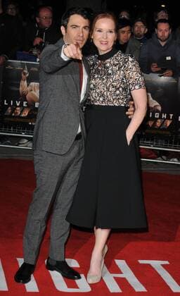 Live By Night European Premiere London.UK. Chris Messina and Jennifer Todd at the Live By Night European Premiere at the BFI Southbank, Belvedere Road,. 11th January 2017 LMK315-62676-120117 