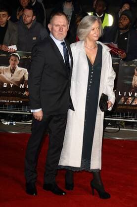 Live By Night European Premiere London.UK. Robert Glenister and wife Celia Glenister at the Live By Night European Premiere at the BFI Southbank, Belvedere Road,. 11th January 2017 LMK73-62675-120117 