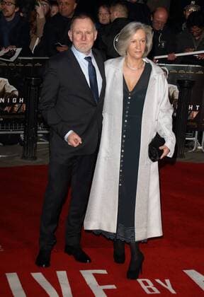 Live By Night European Premiere London.UK. Robert Glenister and wife Celia Glenister at the Live By Night European Premiere at the BFI Southbank, Belvedere Road,. 11th January 2017 LMK73-62675-120117 