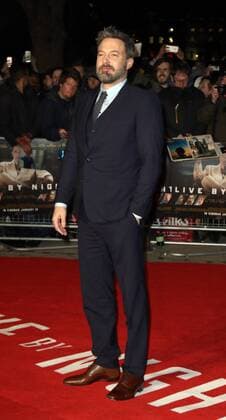 Ben Affleck attends the Live By Night European film premiere at BFI Southbank in London. JANUARY 11th 2016  MESx1758