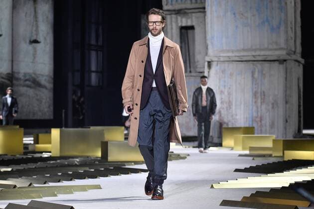 Bilder des Tages Milan Men s Fashion Week Fall Winter 2017 2018. Milano Moda Uomo, autunno inverno 2017 2018 . Ermenegildo Zegna Fashion Show. Pictured: model  Copyright: xRiccardoxGiordanoxSickix xIPAx
