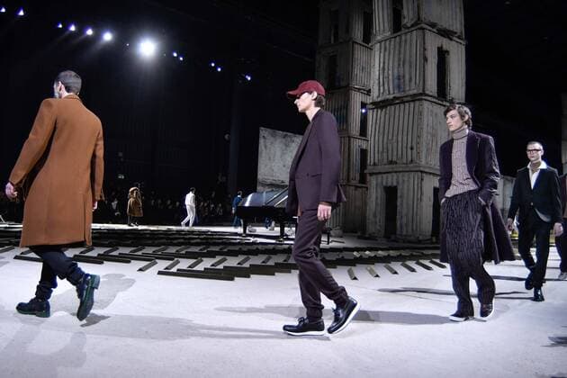 Milan Men s Fashion Week Fall Winter 2017 2018. Milano Moda Uomo, autunno inverno 2017 2018 . Ermenegildo Zegna Fashion Show. Pictured: model  Copyright: xRiccardoxGiordanoxSickix xIPAx