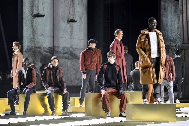 Milan Men s Fashion Week Fall Winter 2017 2018. Milano Moda Uomo, autunno inverno 2017 2018 . Ermenegildo Zegna Fashion Show. Pictured: model  Copyright: xRiccardoxGiordanoxSickix xIPAx