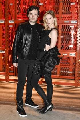 Milan Men s Fashion Week Fall Winter 2017 2018. Milano Moda Uomo, autunno inverno 2017 2018 . DIESEL BLACK GOLD frontrow. Pictured: Matteo Ceccarini Eva Riccobono  Copyright: xRiccardoxGiordanoxSickix xIPAx