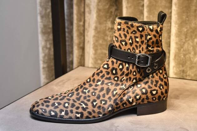 Milan Men s Fashion Week Fall Winter 2017 2018. Milano Moda Uomo, autunno inverno 2017 2018 . Jimmy Choo presentation Pictured: Shoe  Copyright: xRiccardoxGiordanoxSickix xIPAx