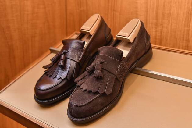 Milan Men s Fashion Week Fall Winter 2017 2018 - Church s presentation Pictured: Shoe  Copyright: xRiccardoxGiordanoxSickix xIPAx