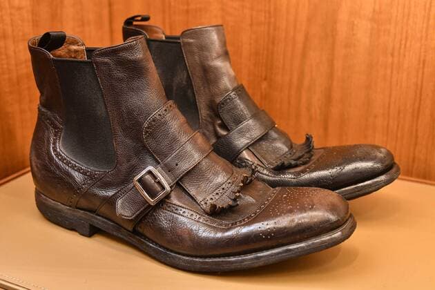 Milan Men s Fashion Week Fall Winter 2017 2018 - Church s presentation Pictured: Shoe  Copyright: xRiccardoxGiordanoxSickix xIPAx