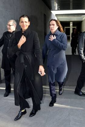 Milan arrival guests Emporio Armani fashion show. Milan Men s Fashion Week Fall Winter 2017 18. Pictured: Manuel Agnelli  Copyright: xSimonexComix xIPAx