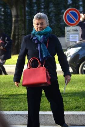 Milan arrival guests Emporio Armani fashion show. Milan Men s Fashion Week Fall Winter 2017 18. In the photo: Rosanna Armani  Copyright: xSimonexComix xIPAx