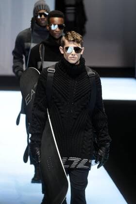 Milan Men s Fashion Week Fall Winter 2017 18 - Emporio Armani Fashion Show  Copyright: xSimonaxChiocciax xIPAx