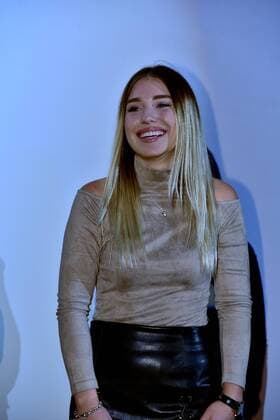 Die Sprecherin und Youtube Star Bianca Bibi Heinicke am 14.01.2017 bei der Premiere des Films Ritter Rost 2 - Das Schrottkomplott in den Kölner Cinedom.