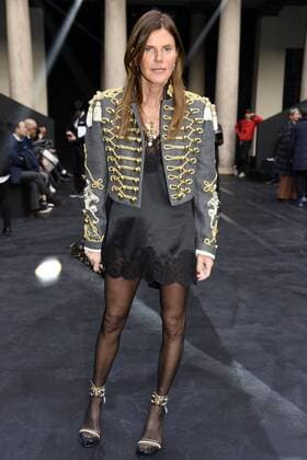 Milan Men s Fashion Week Fall Winter 2017 18 - Neil Barret Arrivals In the picture Anna Dello Russo  Copyright: xSimonaxChiocciax xIPAx