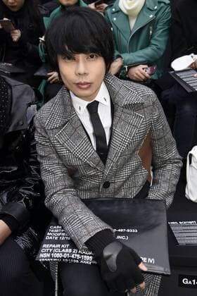 Milan Men s Fashion Week Fall Winter 2017 18 - Neil Barret Arrivals In the picture Yougun Lee Fashion stylist in Cina  Copyright: xSimonaxChiocciax xIPAx