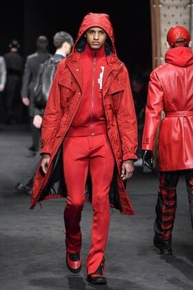 Milan Men s Fashion Week Fall Winter 2017 2018 - VERSACE fashionshow Pictured: model  Copyright: xRiccardoxGiordanoxSickix xIPAx