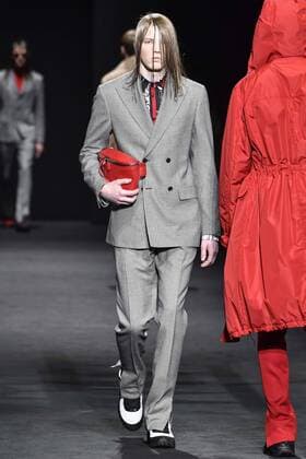 Milan Men s Fashion Week Fall Winter 2017 2018 - VERSACE fashionshow Pictured: model  Copyright: xRiccardoxGiordanoxSickix xIPAx