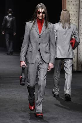 Milan Men s Fashion Week Fall Winter 2017 2018 - VERSACE fashionshow Pictured: model  Copyright: xRiccardoxGiordanoxSickix xIPAx