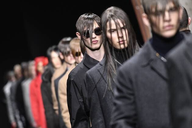Milan Men s Fashion Week Fall Winter 2017 2018 - VERSACE fashionshow Pictured: model  Copyright: xRiccardoxGiordanoxSickix xIPAx