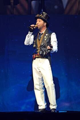 DJ Bobo MYSTORIAL . Sänger DJ Bobo ( bürgl. Peter Rene Baumann ) während der Weltpremiere seiner Show MYSTORIAL am 13.01.2017 im Europapark Rust.