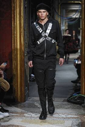 Milan Men s Fashion Week Fall Winter 2017 2018. Milano Moda Uomo, autunno inverno 2017 2018 . Moschino fashionshow Pictured: model  Copyright: xSickix xIPAx