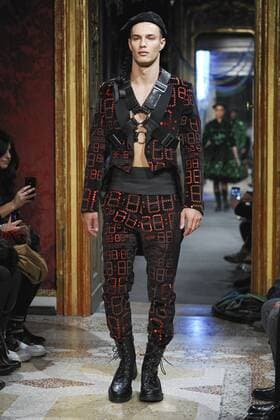 Milan Men s Fashion Week Fall Winter 2017 2018. Milano Moda Uomo, autunno inverno 2017 2018 . Moschino fashionshow Pictured: model  Copyright: xSickix xIPAx