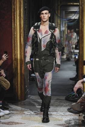 Milan Men s Fashion Week Fall Winter 2017 2018. Milano Moda Uomo, autunno inverno 2017 2018 . Moschino fashionshow Pictured: model  Copyright: xSickix xIPAx